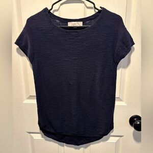 LOFT Midnight Blue Short Sleeve Top